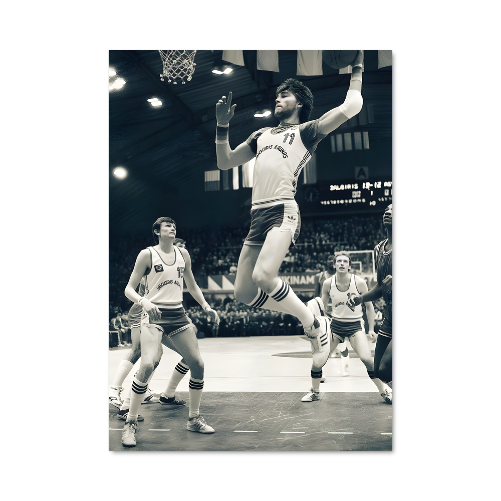 Poster Saut Majestueux – affiche Basketball